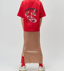 Nederdel m. Scrunchie - TnRosalind - Guld|The New Sale