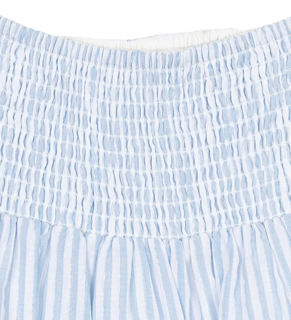 Nederdel/Hårelastik - TnNalani - White Swan Striped m. G|The New Clearance