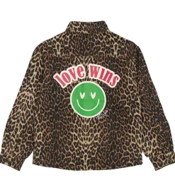 Overshirt - Twill - TnPanya - Feather Gray/Leo|The New Online