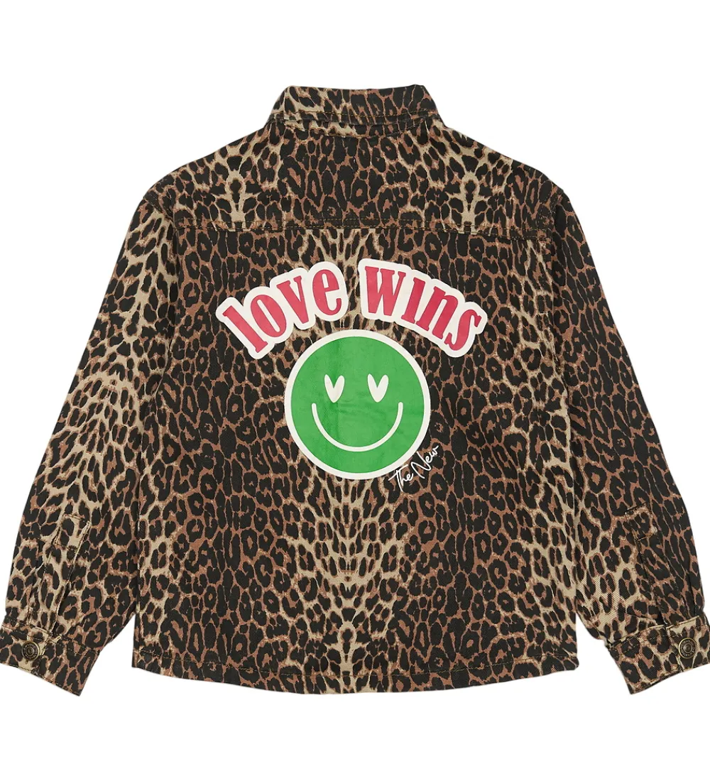 Overshirt - Twill - TnPanya - Feather Gray/Leo|The New Online