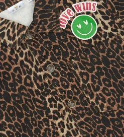 Overshirt - Twill - TnPanya - Feather Gray/Leo|The New Online