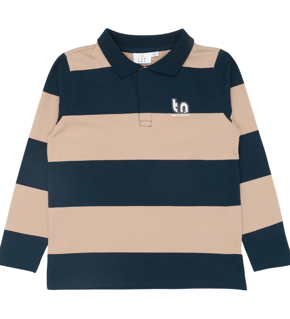Polobluse - Piqué - TnRhett - Navy Blazer Striped|The New Hot