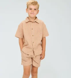 Skjorte - TnOllie - Indian Tan Striped|The New Hot