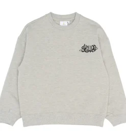 Sweatshirt - TnRon - Lysegråmeleret|The New Clearance