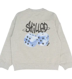 Sweatshirt - TnRon - Lysegråmeleret|The New Clearance