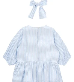 Top & Hårelastik - TnNalani - White Swan Striped|The New Sale