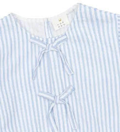 Top & Hårelastik - TnNalani - White Swan Striped|The New Sale