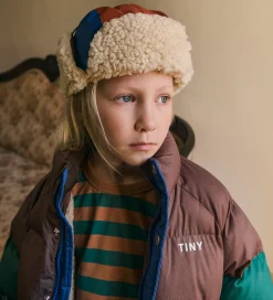 Dynejakke - Color Block - Mørkeblå|Tiny Cottons Hot