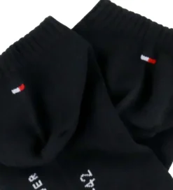 Ankelstrømper - 2-pak - Sort m. Blå|Tommy Hilfiger Clearance