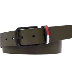 Bælte - 3,5 cm - Dark Olive|Tommy Hilfiger Outlet