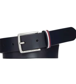 Bælte - Leather Belt - Navy Blue|Tommy Hilfiger Best