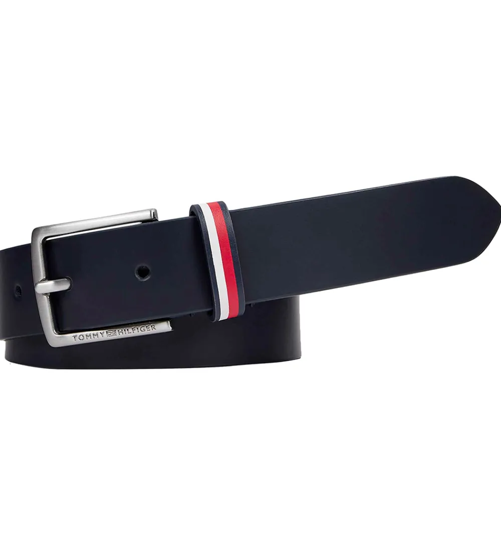Bælte - Leather - Space Blue|Tommy Hilfiger Clearance