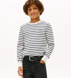 Bluse - Stripe - Light Grey Heather Stripe Grey|Tommy Hilfiger Discount