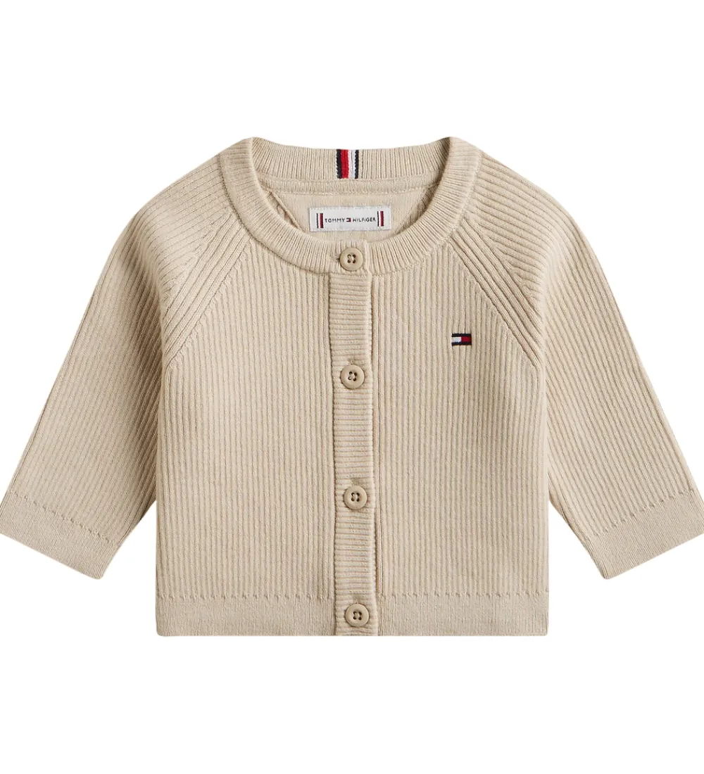 Cardigan - Strik - Regular - Gulf Sand/Beige|Tommy Hilfiger Clearance