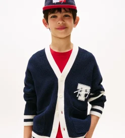 Cardigan - Strik - Varsity Graphic - Dark Night N|Tommy Hilfiger