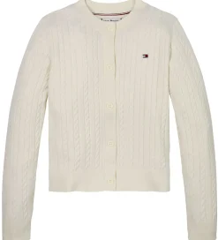 Cardigan - Strik - Mini Cable - Ivory Petal|Tommy Hilfiger
