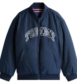 Dynejakke - Vendbar - Dark Night Navy|Tommy Hilfiger Online