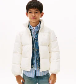 Dynejakke - Flag - Ivory Silk|Tommy Hilfiger Online