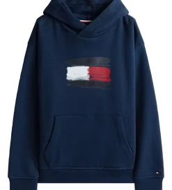 Hættetrøje - Flag - Dark Night Navy|Tommy Hilfiger Sale
