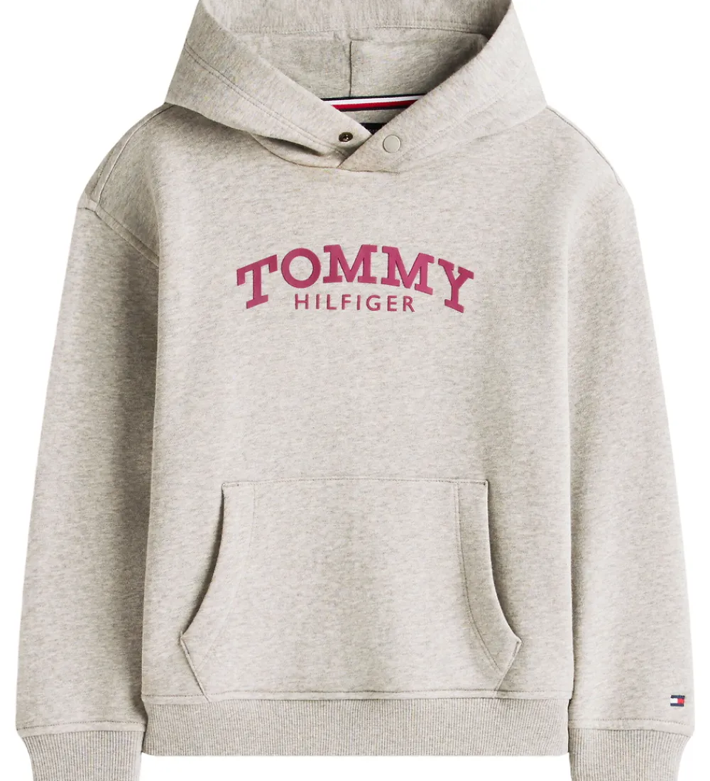Hættetrøje - Mid Grey/Heather Grey|Tommy Hilfiger Hot