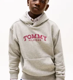 Hættetrøje - Mid Grey/Heather Grey|Tommy Hilfiger Hot