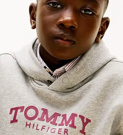 Hættetrøje - Mid Grey/Heather Grey|Tommy Hilfiger Hot