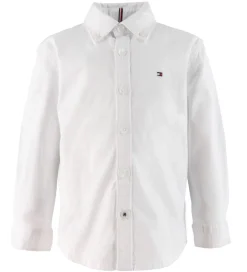 Skjorte - Stretch Oxford - Hvid|Tommy Hilfiger Clearance