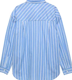Skjorte - Stripe - Light Powdery Blue Stripes|Tommy Hilfiger Outlet