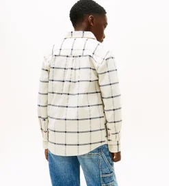 Skjorte - Window Pane Check - Hvidternet|Tommy Hilfiger Clearance