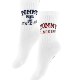 Strømper - 2-pak - Hvid m. Print|Tommy Hilfiger Best