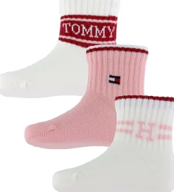 Strømper - 3-pak - Pink/Hvid|Tommy Hilfiger Best