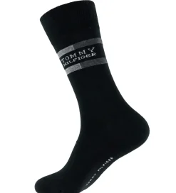 Strømper - 3-pak - Sort m. Grå|Tommy Hilfiger Best