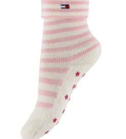 Strømper - 2-pak - Rosa/Hvid|Tommy Hilfiger Clearance