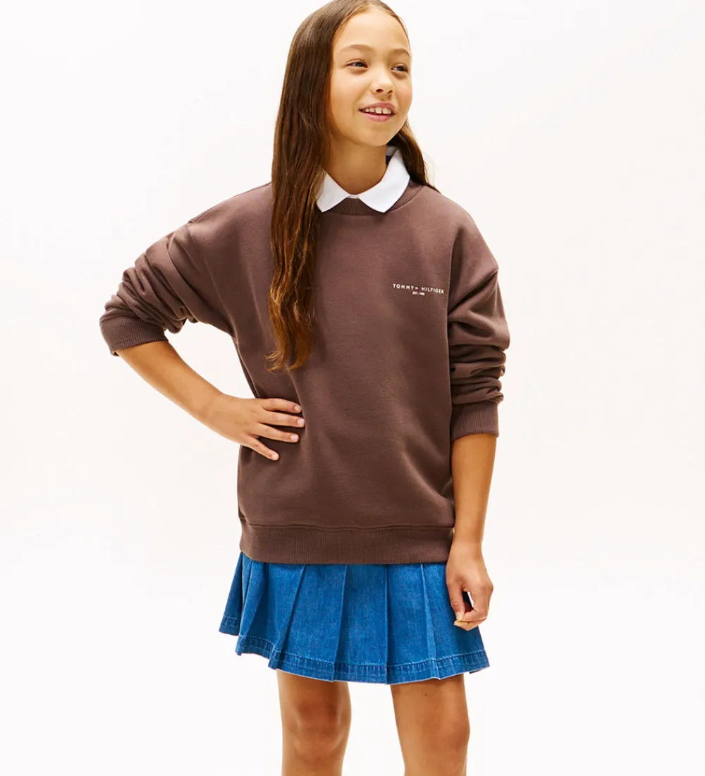 Sweatshirt - Mini Corp - Black Walnutbrown|Tommy Hilfiger Best