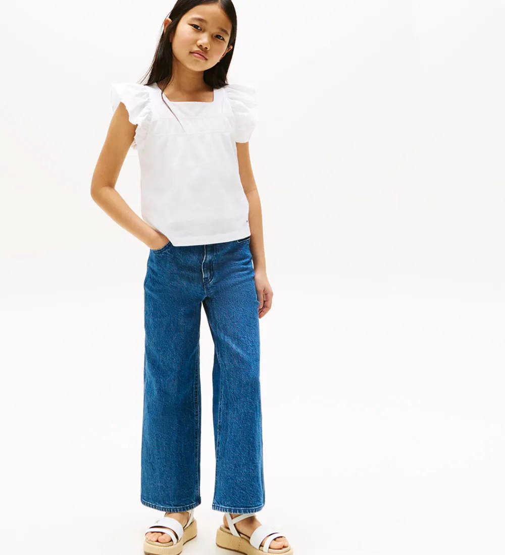 Top - Ruffle - Hvid|Tommy Hilfiger New