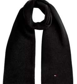 Tørklæde - Strik - Sort|Tommy Hilfiger Discount