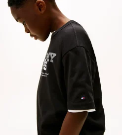 T-shirt - 1985 Graphic Print - Black|Tommy Hilfiger Discount