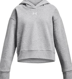 Hættetrøje - Cropped - Rival - Pitch Gray|Under Armour Sale