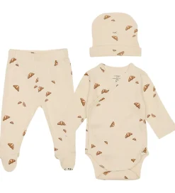 Gaveæske - Bukser m. Fødder/Hue/Body l/æ - Rib - Croissan|VACVAC New