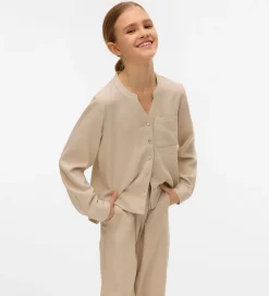 Skjorte - VmMymilo - V-Neck - Silver Lining|Vero Moda Girl Online