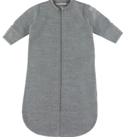Sovepose m. Ærmer - Uld - Gråmeleret|Voksi