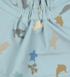 Badehat - Tonga - UV40+ - Soft Blue Sea Life|Wheat Best