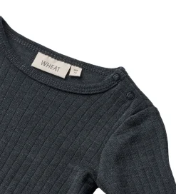 Body l/æ - Uld/Silke - Rib - Liea - Navy|Wheat Sale