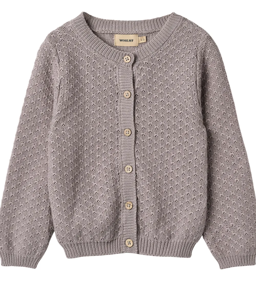 Cardigan - Strik - Magnella - Dusty Purple|Wheat New