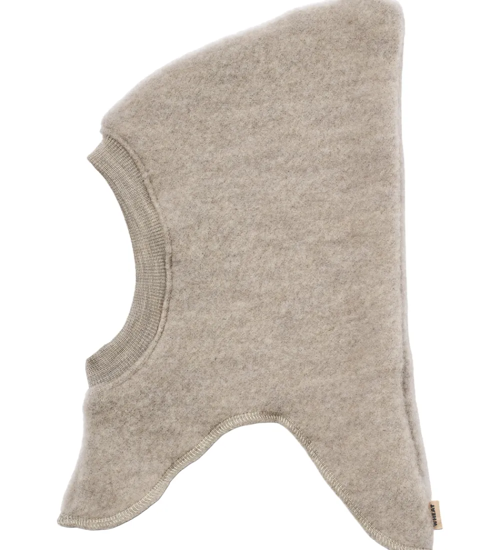 Elefanthue - Uldfleece - 1-lags - Eli - Khaki Melange|Wheat Best