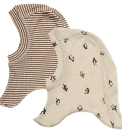 Elefanthuer - Uld - 2-Pak - Felix - 1-lags - Penguins|Wheat Hot