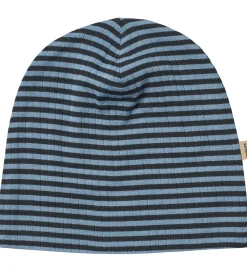 Huer - Rib 2-pak - Aidan - Bright Blue Stripe|Wheat Hot