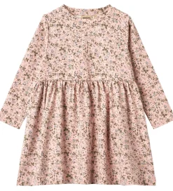 Kjole - Sessa - Rose Powder Flowers|Wheat Clearance