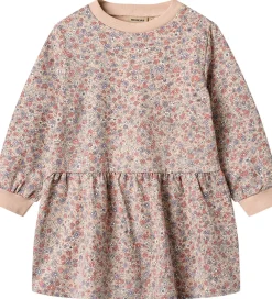 Kjole - Sweat - Zenia - Rose Dust Flowers|Wheat Online