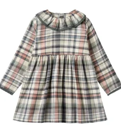 Kjole - Violetta - Multi Check|Wheat Clearance